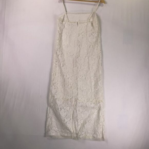 Zimmermann Ivory Lace Midi Dress - Picture 3 of 6